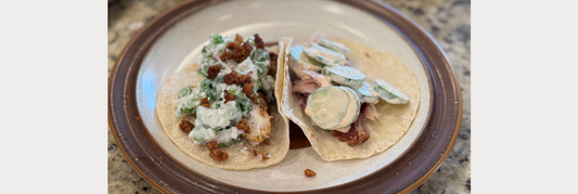Lingcod and Smoked Tuna Tacos - Beach Edition