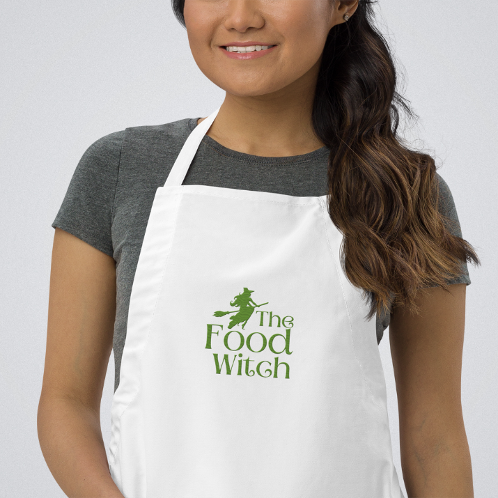 The Food Witch Apron - Green