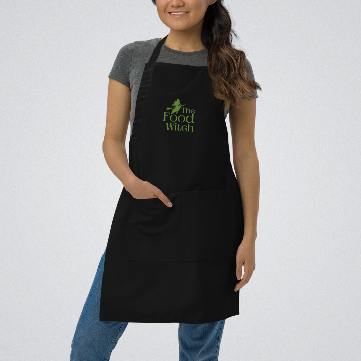 The Food Witch Apron - Green