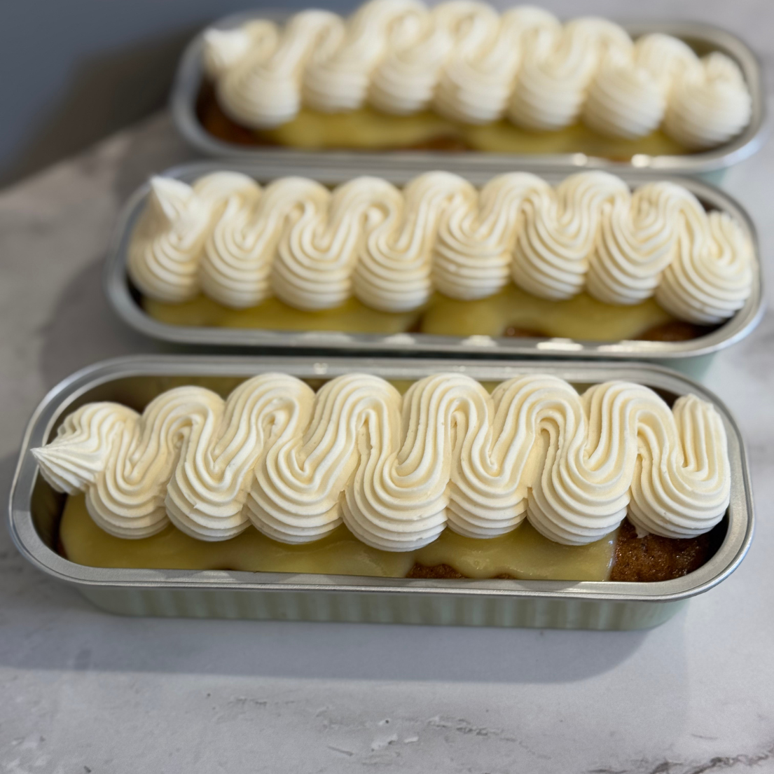 Carrot Cake with Orange Curd and Buttercream Frosting