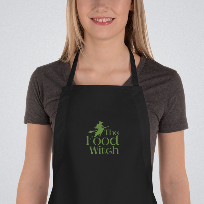 The Food Witch Apron - Green