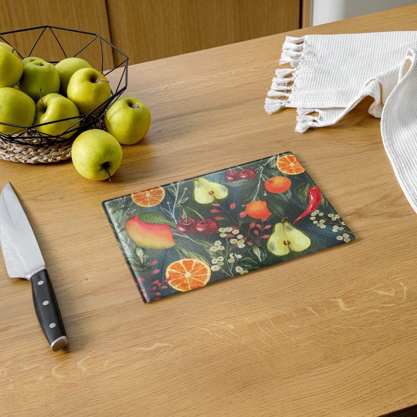 Fruit Glass Cutting Board