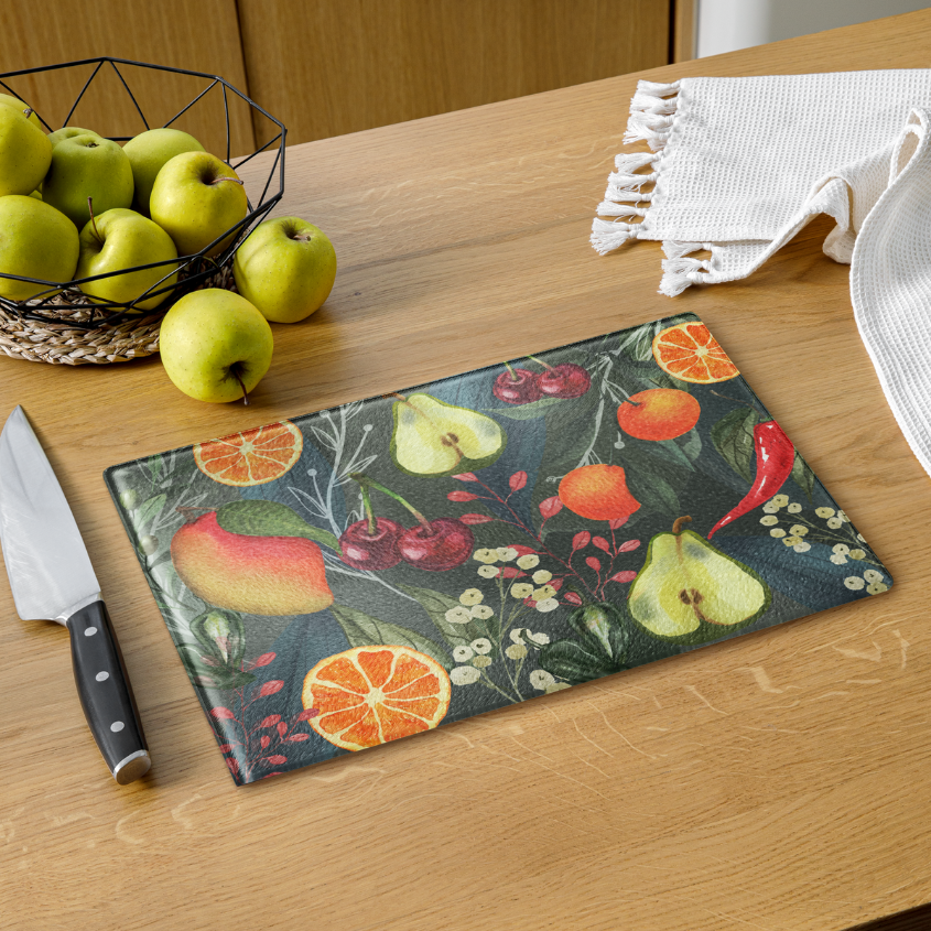 Fruit Glass Cutting Board