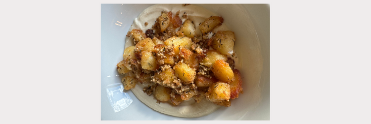 Lemon Potatoes with Tofu Ricotta