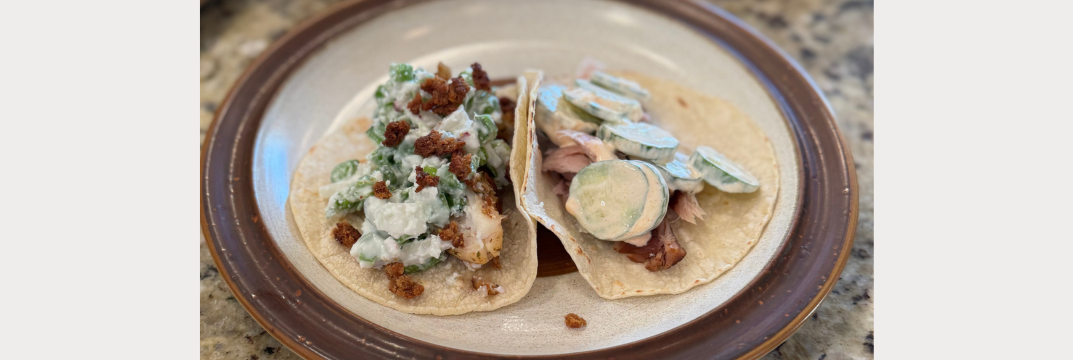 Lingcod and Smoked Tuna Tacos - Beach Edition