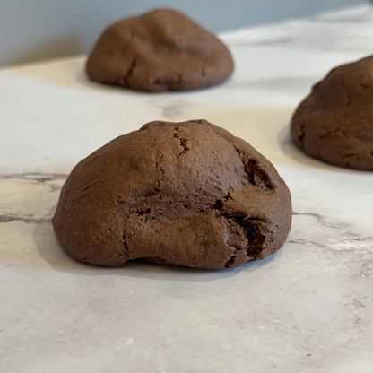 Marshmallow Stuffed Double Chocolate Cookies