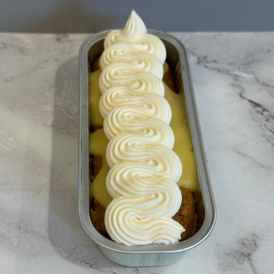Carrot Cake with Orange Curd and Buttercream Frosting