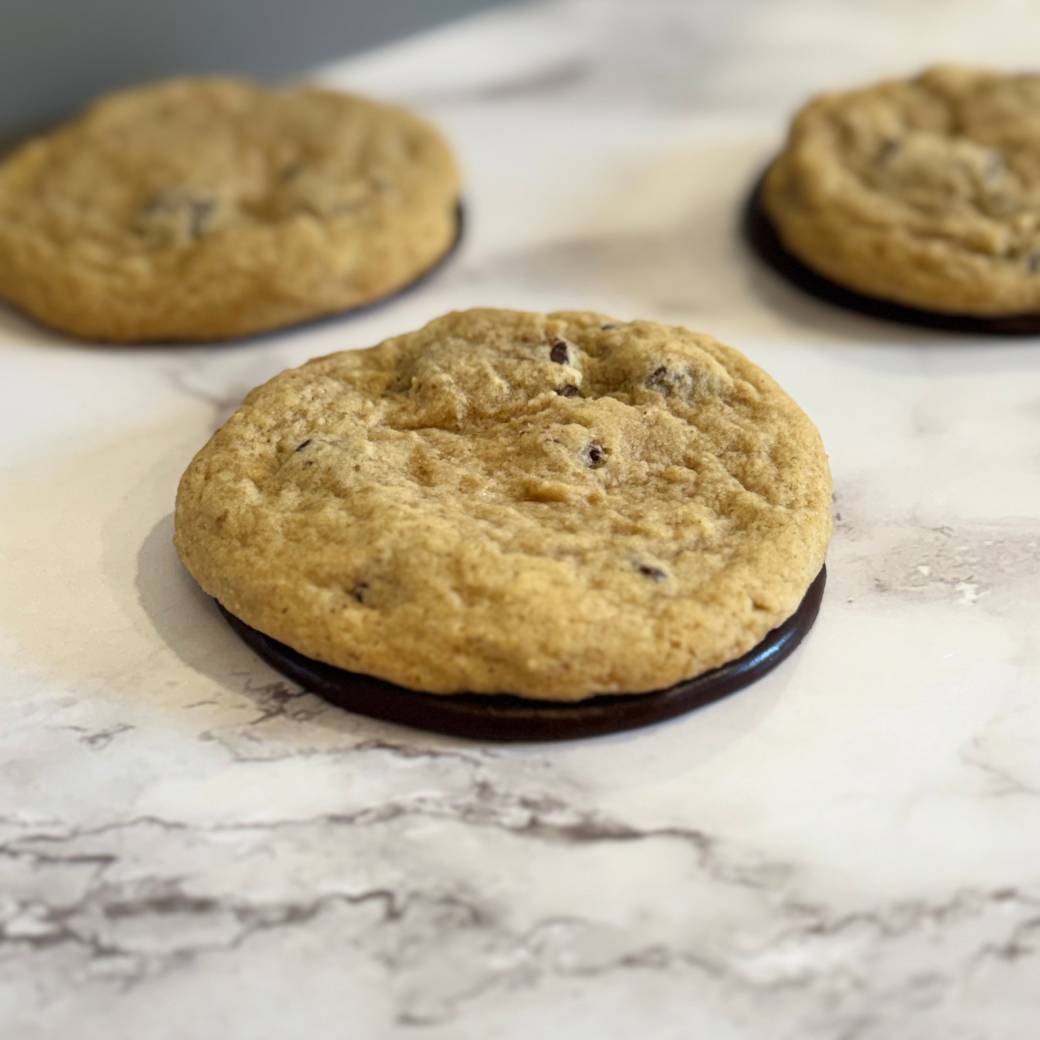 Chocolate Dipped Chocolate Chip Cookies - GF & DF