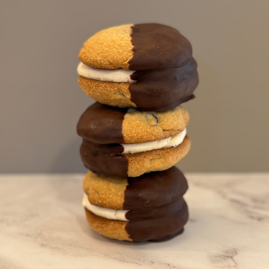 Chocolate Chip Dipped Cookie Sammies