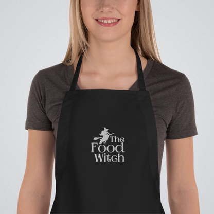 The Food Witch Apron - Black & White