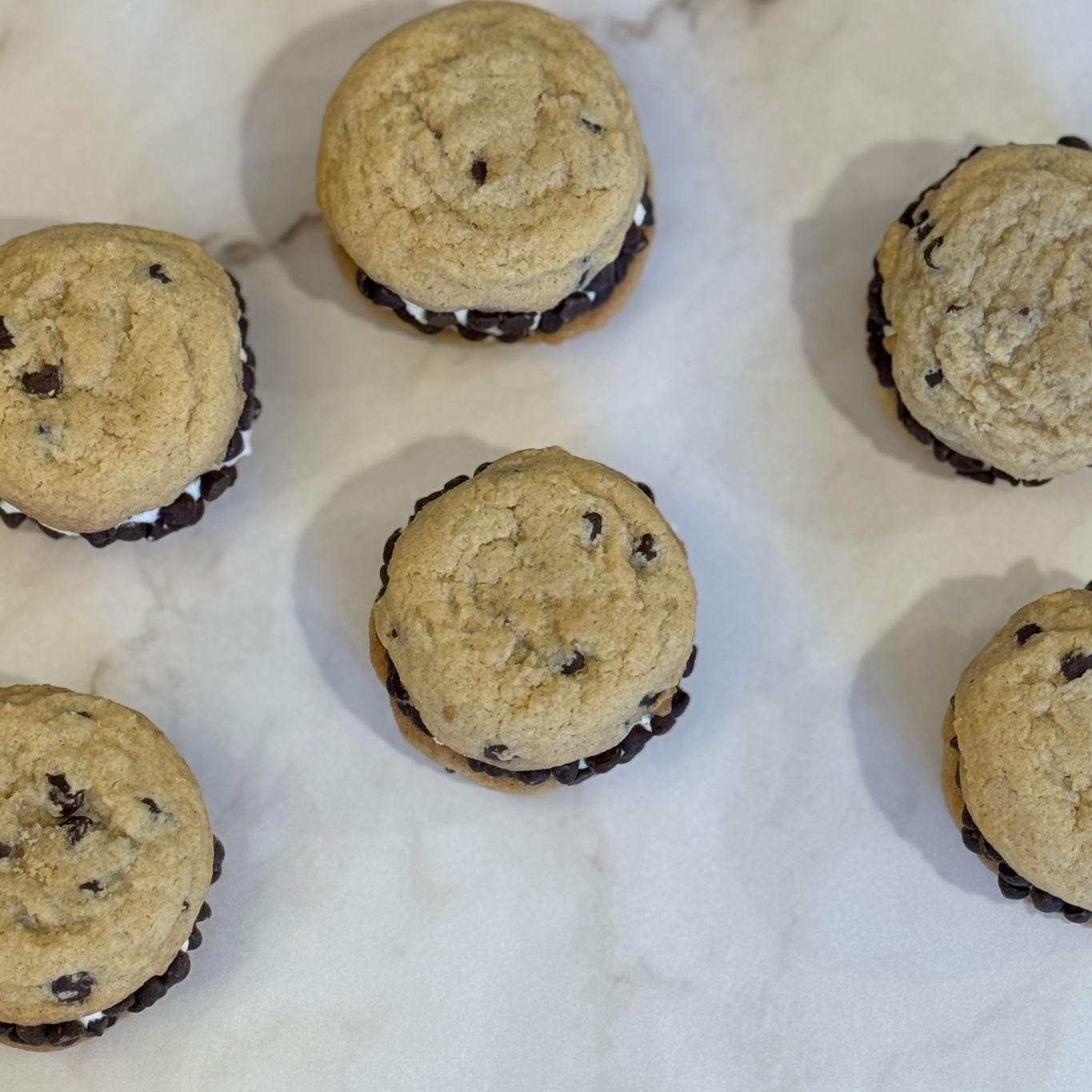 MINI Chocolate Chip Cookie Sammies