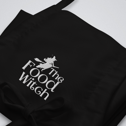 The Food Witch Apron - Black & White