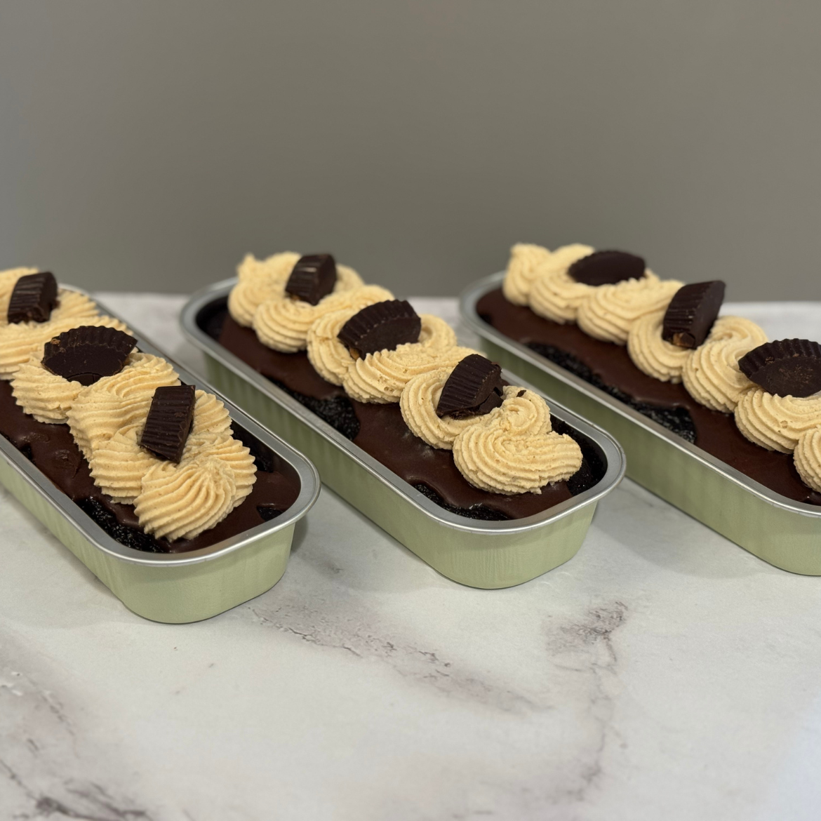 Chocolate Cake with Peanut Butter Buttercream
